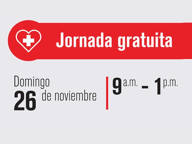 Jornada gratuita salud infarto Bogotá