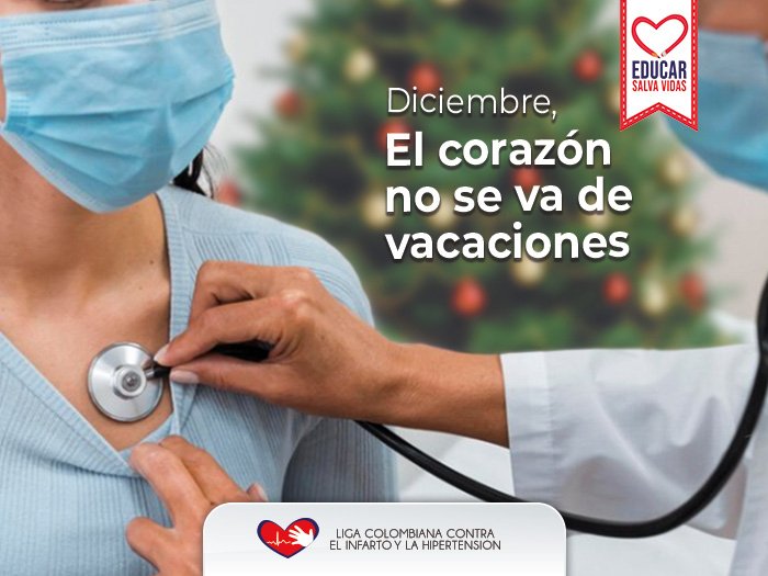 Riesgos cardíacos en Navidad