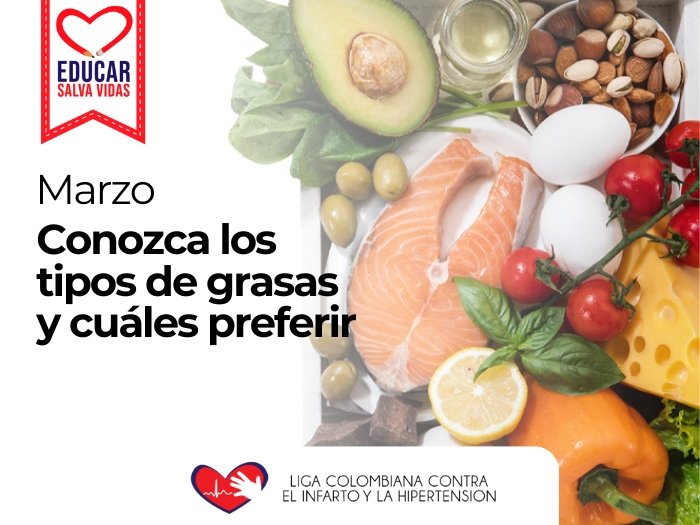 Tipos de grasas saludables